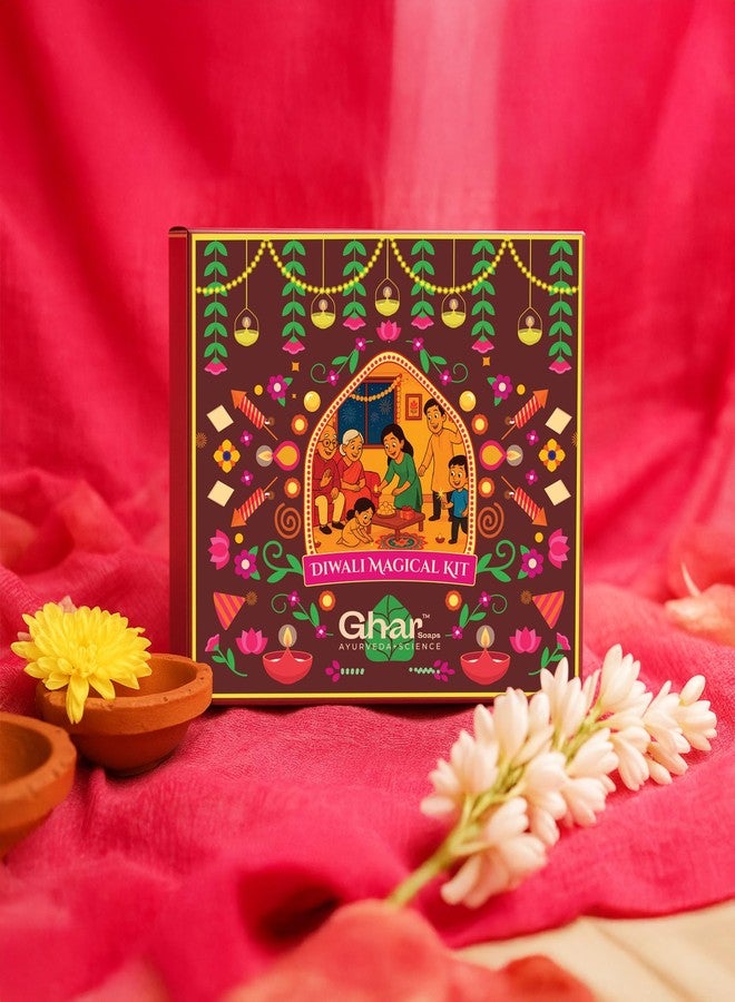 Ghar Soaps Diwali Magical Kit | Festive Skincare Gift Box for Glowing Skin & Joyful Self-Care | Add Sparkle to Your Celebrations | Perfect Diwali Gift for Family, Friends, Corporate & Loved Ones - Image 5