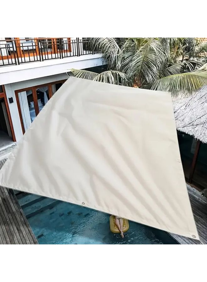 Premium White Rain Cover Tent 157.48x157.48 Inch Ultra Thick Tear Resistant UV Resistant Reinforced Edges - Image 3