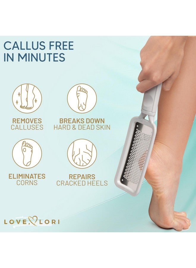 Love, Lori Professional Foot Scrubber Dead Skin Remover Kit - Foot File & Callus Gel Feet Scrubber Scraper Bundle, 6oz - Image 5
