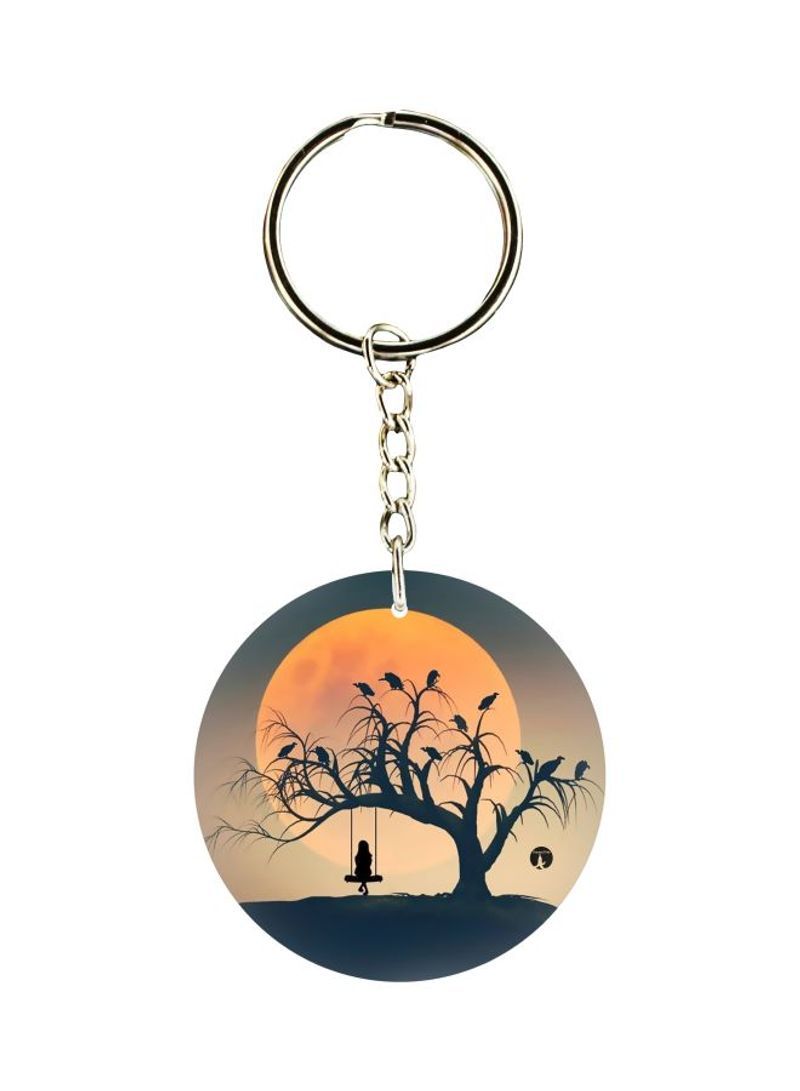 Nature Printed Keychain