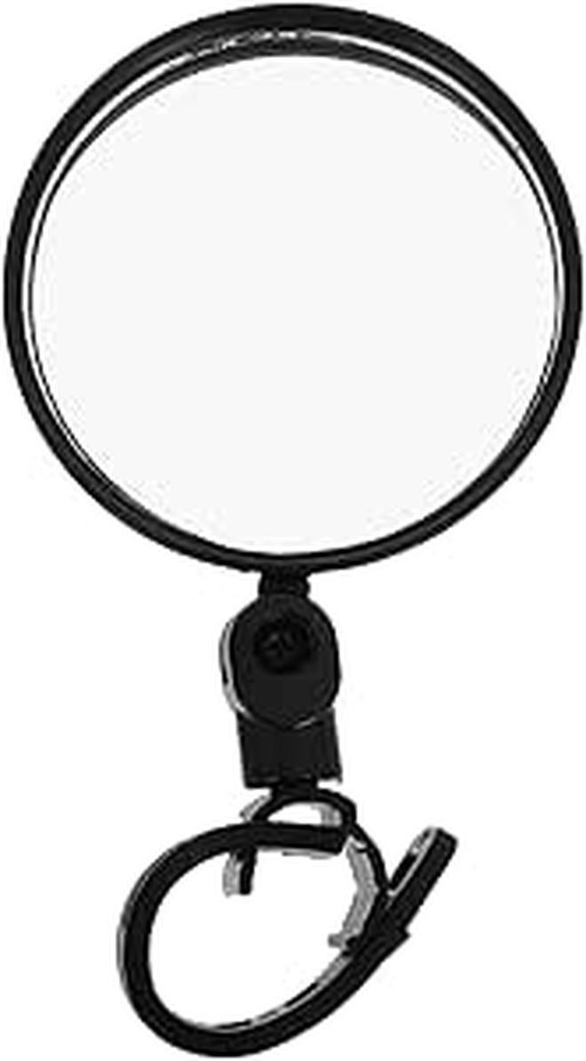 Bicycle Rearview Mirror 8cm Convex Handlebar Mount for Electric Bikes and Scooters Safety Accessory - Image 1