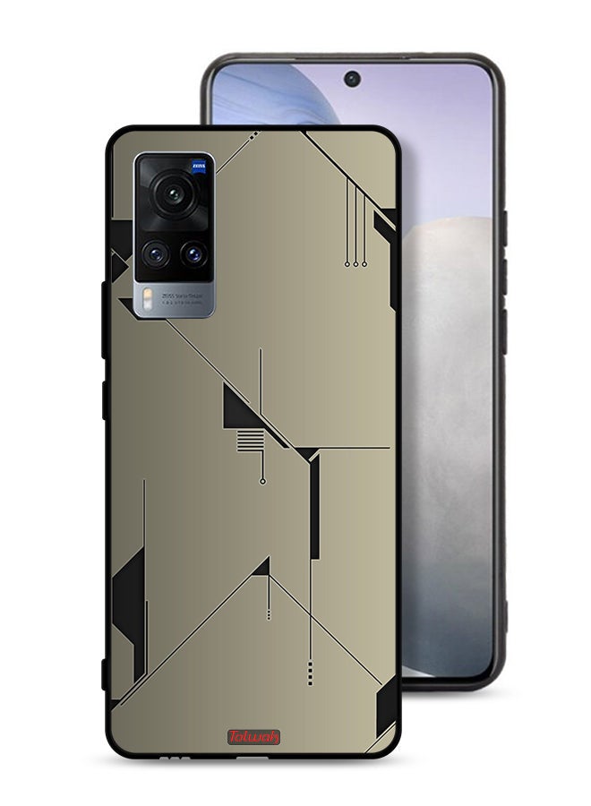 Tolwak Vivo X60 Protective Case Cover Minimalism Abstract Digital Art - Image 1
