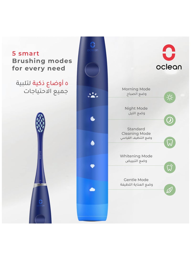 Oclean Electric Toothbrush Flow — Blue — Long - Life Sonic Cleaning – 180 - Day Battery - Image 3