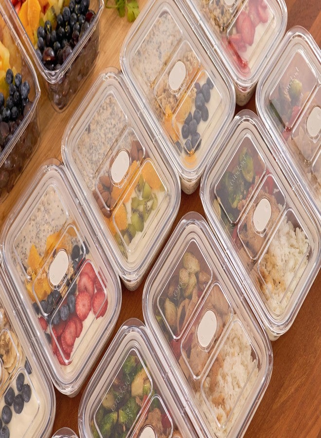 Prepara LatchLok Click 4.3 Cup Food Storage Container, Set of 2, Oat - Image 2
