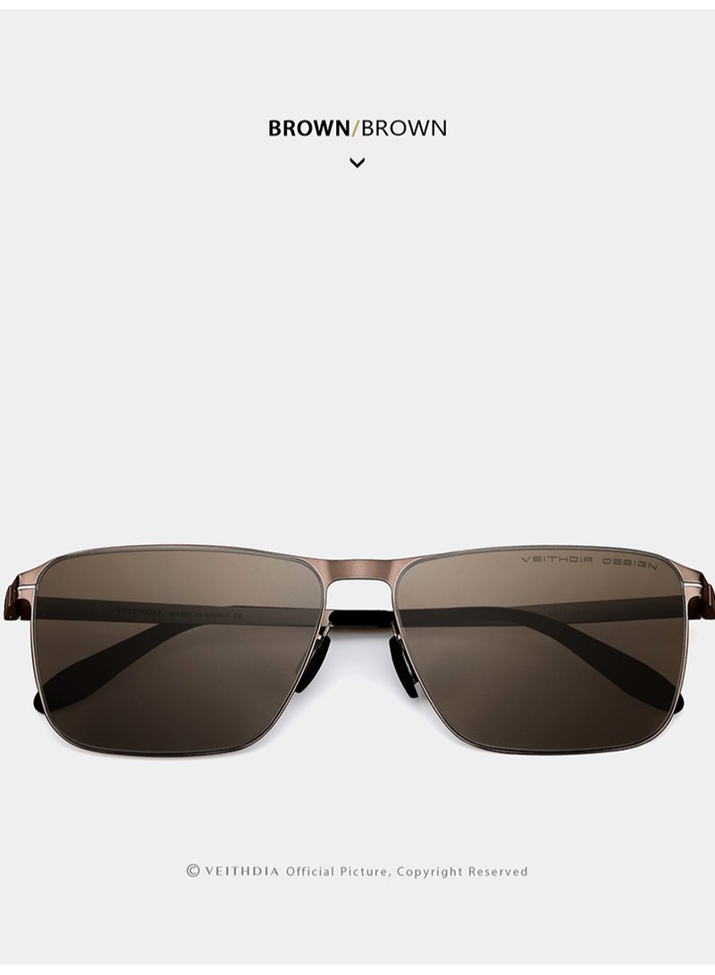 Veithdia Original VEITHDIA Sunglasses for males Polarized UV400 protection With Full Set Sun Protection Suitable for driving car Light Weight For men - Image 2