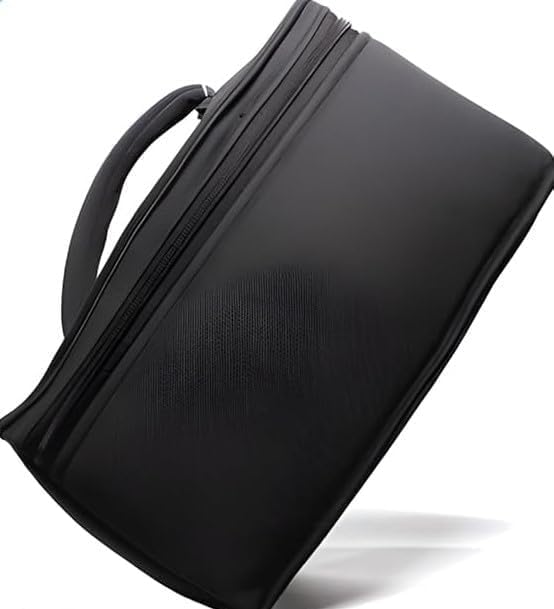 VAGHASIYA VAGHASIYA Portable Iron Storage Case Travel Iron Bag with Handle Dustproof Zipper Closure Black Protective Cover Black Iron Storage Tote Bag with Handle  - Image 4