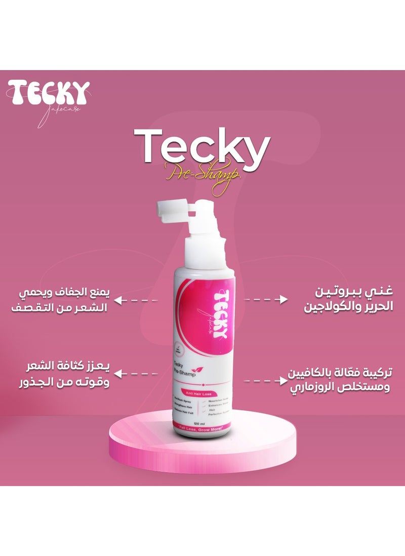 Generic Tecky Pre-shampoo spray anti hair fall  - Image 1