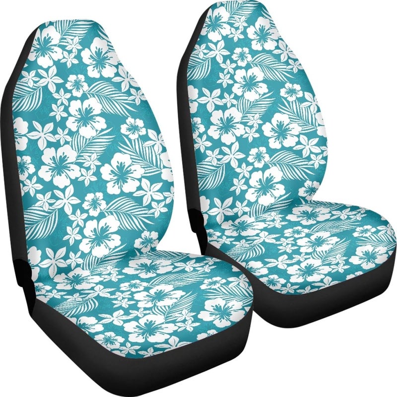 Pehede Car Seat Cover Hibiscus Flower Front for Cars, Easy to Install Cover Set, Accessories Auto Trucks Van SUV,2 Packs - Image 3