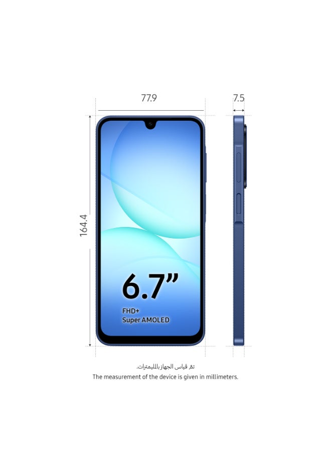 سامسونج جالاكسي A17 ثنائي الشريحة أزرق 6GB 128GB 5G - نسخة الشرق الأوسط - Image 3