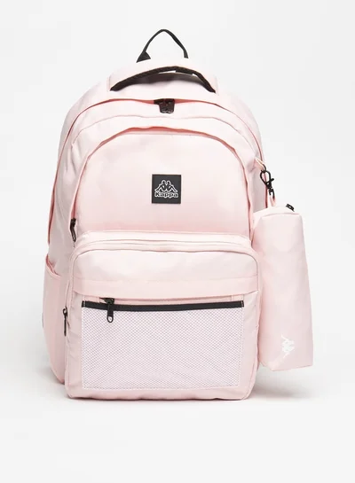 كابا Lee Cooper Logo Applique Backpack with Adjustable Strap and Pencil Pouch - 45x30x25 cm