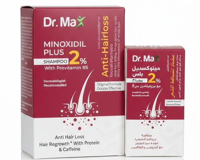 Dr. Max Minoxidil Plus 2% with Provitamin B5 with sample set of 2 pcs - Image 1