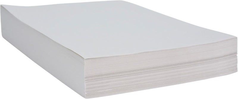 Sax School Smart - 85250 Newsprint Drawing Paper, 30 lb, 8-1/2 x 11 Inches, 500 Sheets, White - Image 1