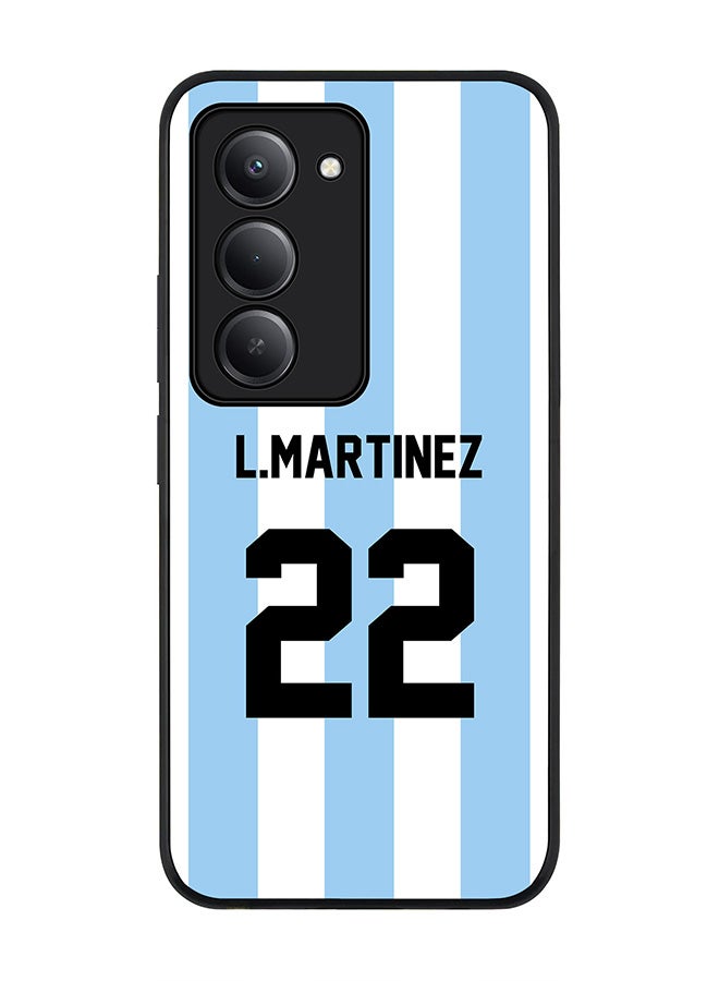 Stylizedd For Xiaomi Redmi 15 5G Case,Slim fit Camera Protection, Shockproof Thin Phone cover  - Football  Argentina, L.Martinez - Image 1