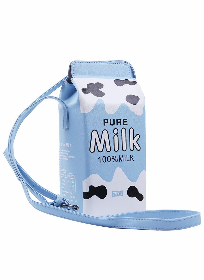 Generic - Cute Milk Box Shaped Shoulder Bag, Girls Cross Body Purse Bag Women Phone Wallet Bags for Women Girl - Image 1