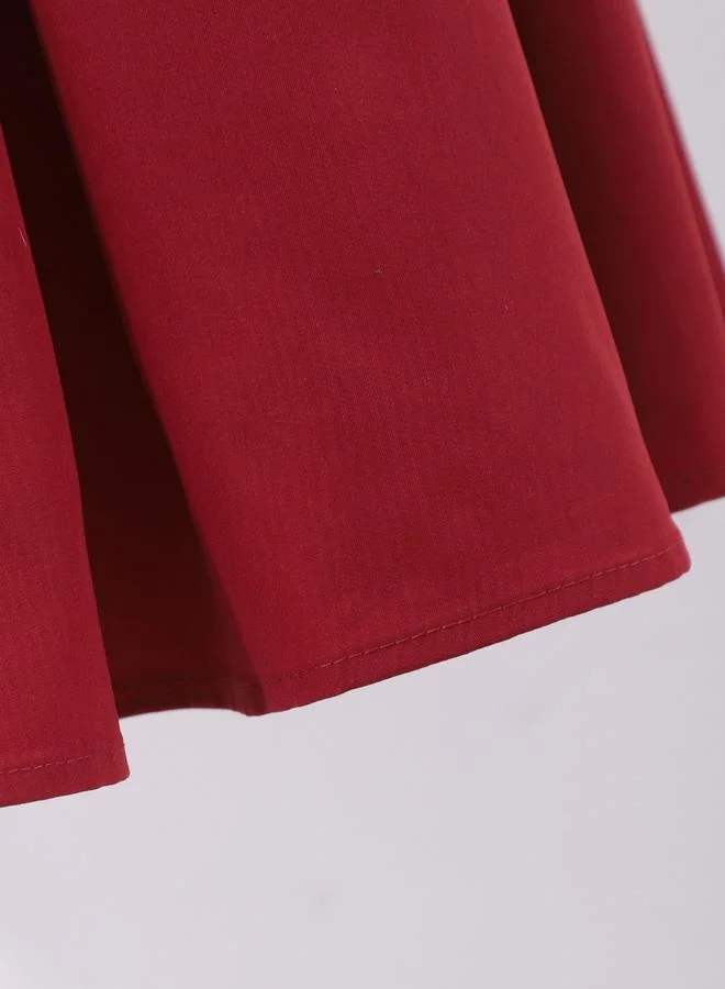 تايك تو فستان قصير بكتف واحد وكشكشة وتفاصيل زهور