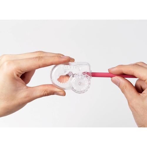 KUTSUWA Hi LiNE T'GAAL Angle Adjustable Pencil Sharpener, Clear (RS028CL) - Image 4