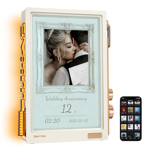Divoom Times Frame101 WiFi Digital Picture Frame with 64GB Free App with No Subscription Fees Supports Uploading PhotosVideosCalendarsWeatherSports Scores and Various DIY Content - Image 1