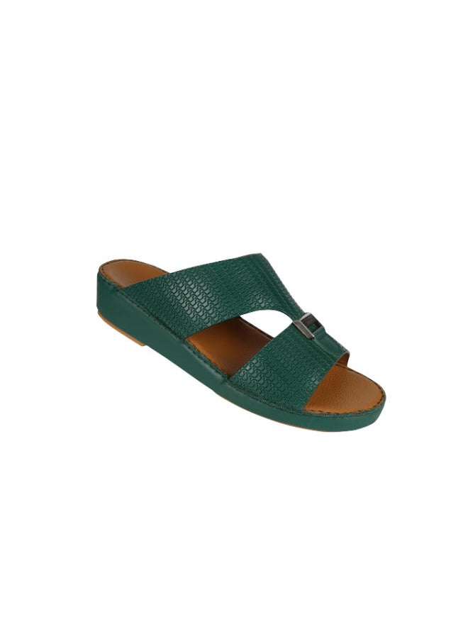 barjeel uno - Barjeel Uno Mens Arabic Sandals BSP1-54 Green - Image 1