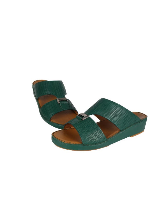 barjeel uno - Barjeel Uno Mens Arabic Sandals BSP1-54 Green - Image 1