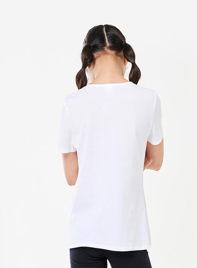 DECATHLON Kids' Basic 100% Cotton T-Shirt - Image 3