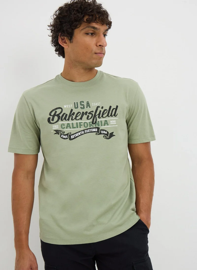 Matalan Green Bakersfield California T-Shirt