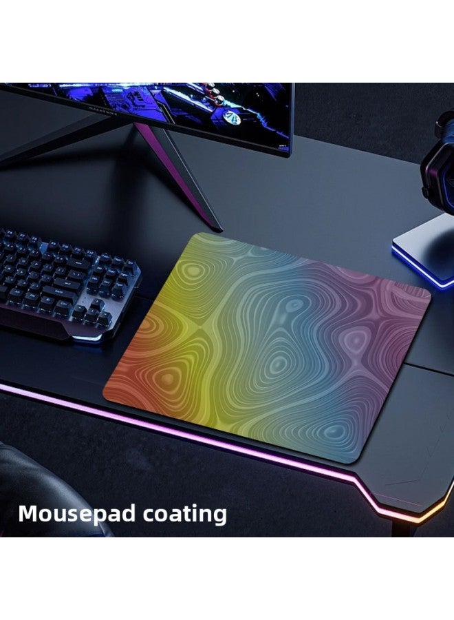 Firewire Competition Streamers Rainbow Magic Coated Coated Game Super Large Small Size Mouse Pad No Edge Fps E-Sports-Color:420*490*4-Pattern:7  - Image 1