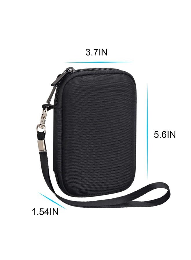 Lacdo Hard Carrying Case for Crucial X8 Portable Solid State Drives 1TB 2TB 4TB USB 3.2 External SSD Hard EVA Shockproof Storage Travel Bag, Black+Gray - Image 5