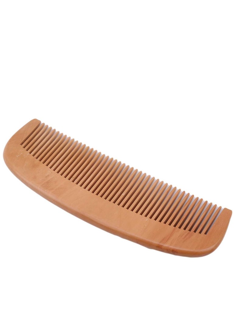 Wooden Beard Detangling Comb for Women & Men - Natural Anti-Static Wood for Detangling & Styling Wet or Dry Curly, Kinky, Wavy Hair Small Pocket Size - Image 1