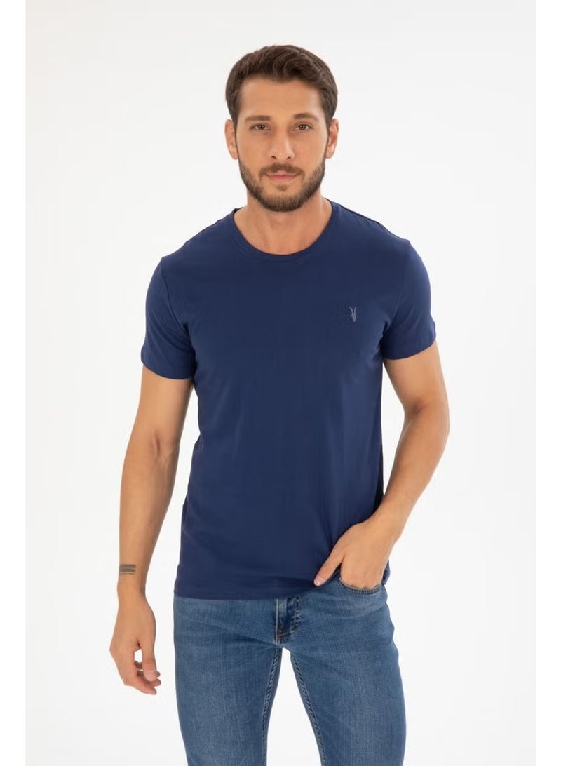 Four Man Cotton Textured 5 Piece T-Shirt Set - Image 4
