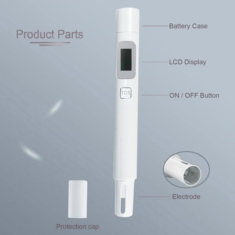 Water Quality Tester, Accurate and Reliable TDS Meter for Home and Office Drinking Water, Tap Water Purity Testing, Water Quality Pen Tester. - Image 4