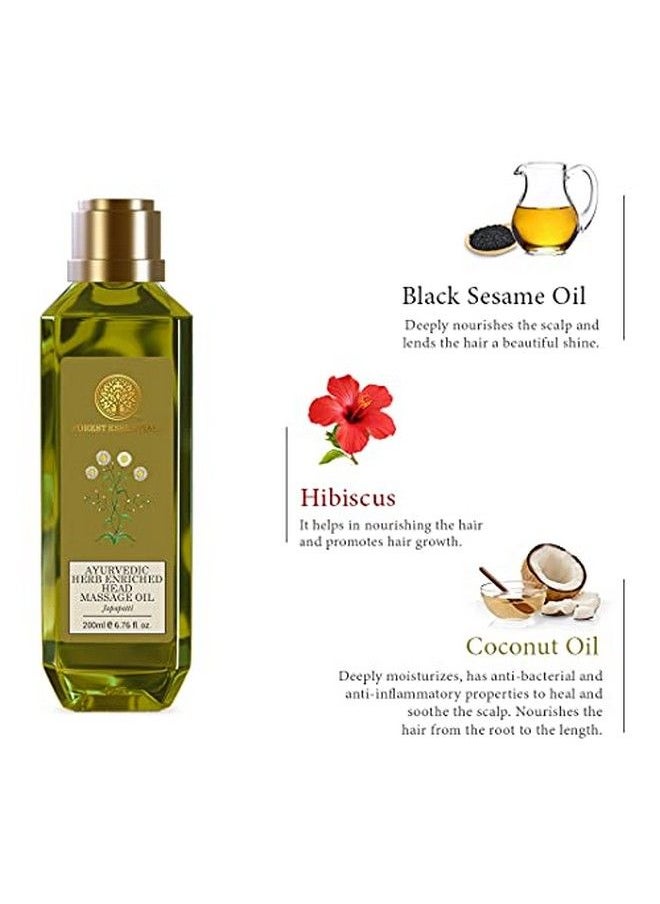 Forest Essentials - زيت تدليك الرأس الغني بالأعشاب الأيورفيدية جاباباتي؛ يحسن الملمس والحجم؛ زيت الشعر للرجال والنساء - Image 1