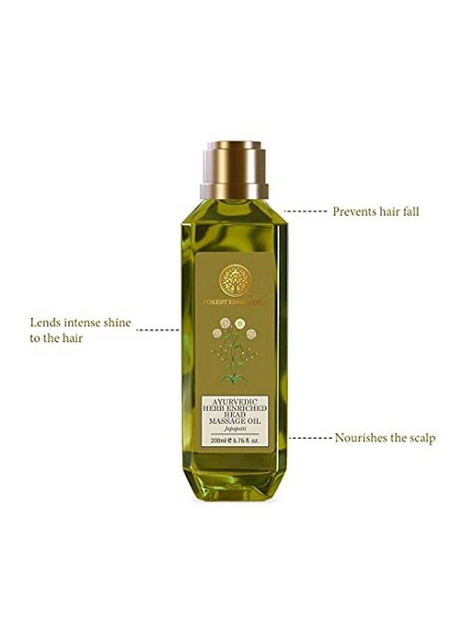 Forest Essentials - زيت تدليك الرأس الغني بالأعشاب الأيورفيدية جاباباتي؛ يحسن الملمس والحجم؛ زيت الشعر للرجال والنساء - Image 1