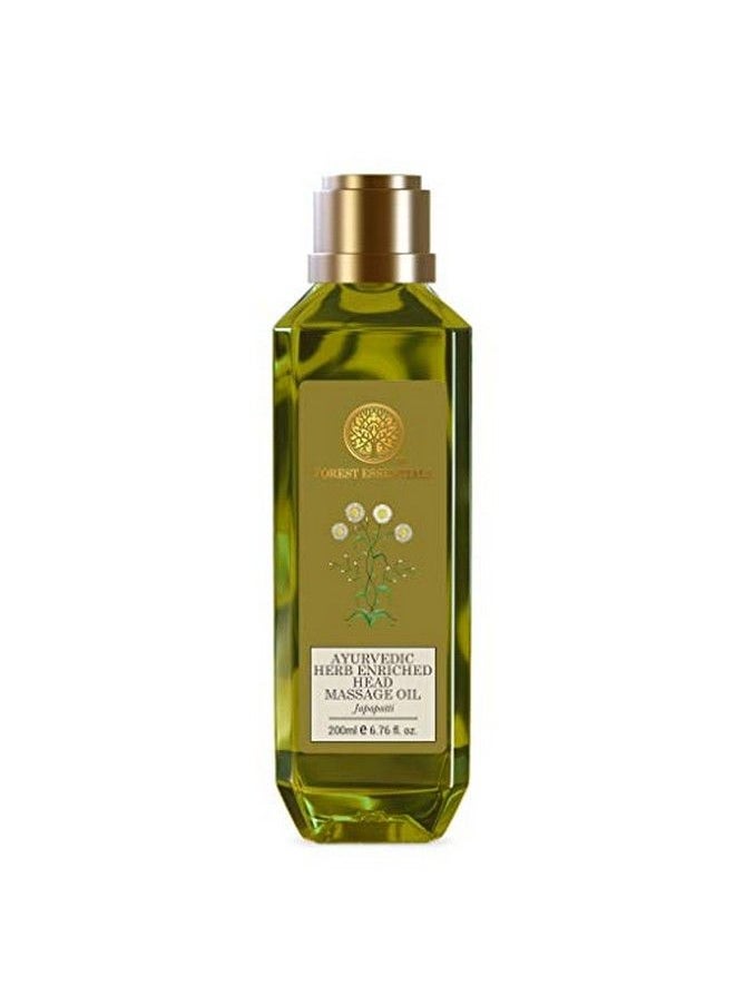 Forest Essentials - زيت تدليك الرأس الغني بالأعشاب الأيورفيدية جاباباتي؛ يحسن الملمس والحجم؛ زيت الشعر للرجال والنساء - Image 1