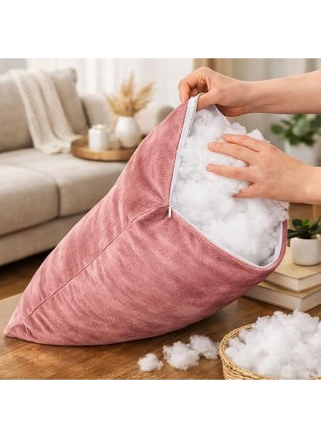 حشوة فايبر بوليستر 700 جرام - ألياف هولو ناعمة وعالية المرونة للمخدات والكراسي الباج والألعاب - مقاوم للتكتل ويدوم طويلاً. - Image 2