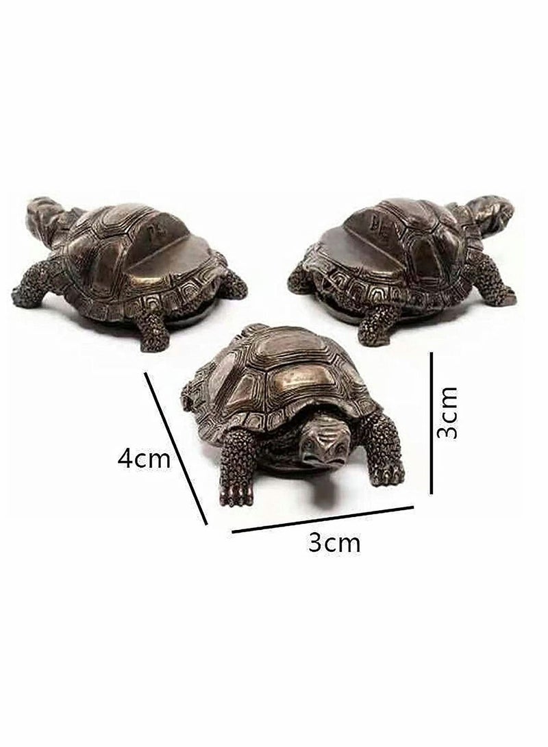 Y&D Plant Pot Feet Set of 3 Decorative Craft Gift, Cute Risers for Pots Outdoor Resin, Support (Tortoise) - Image 5
