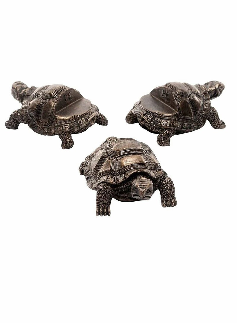 Y&D Plant Pot Feet Set of 3 Decorative Craft Gift, Cute Risers for Pots Outdoor Resin, Support (Tortoise) - Image 1