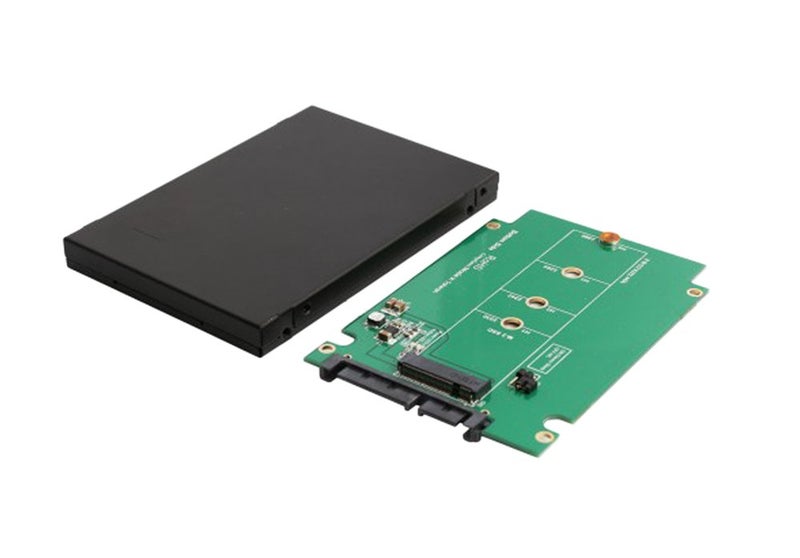 Syba 2.5" SATA III to M.2 B-Key SATA SSD 2230 2242 2260 2280 2.5" Adapter Aluminum Enclosure SY-ADA40092 - Image 5