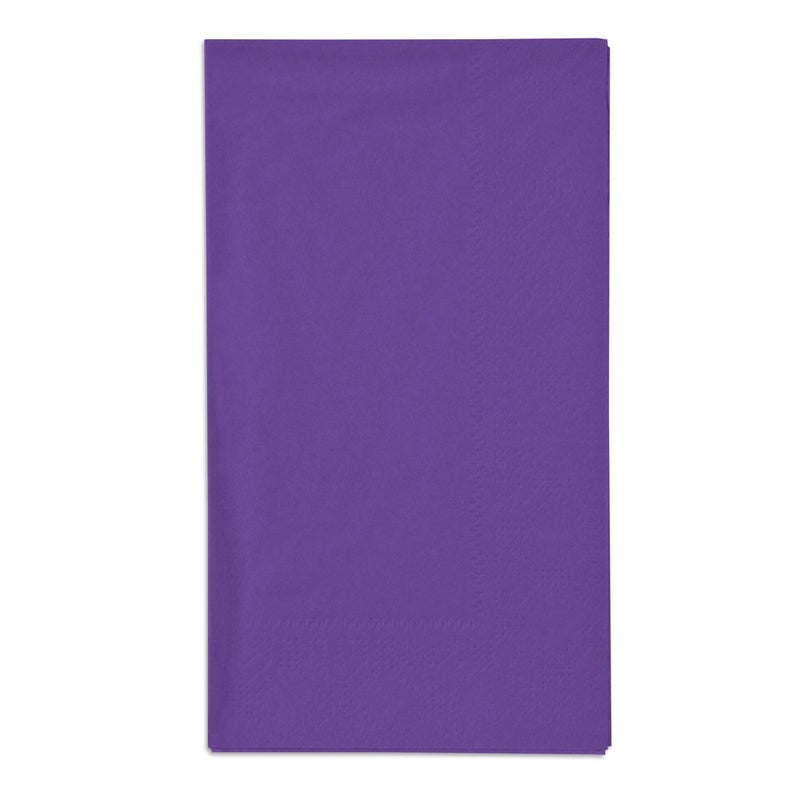 Creative Converting Touch of Color 2Ply 50 Count Paper Dinner Napkins Purple