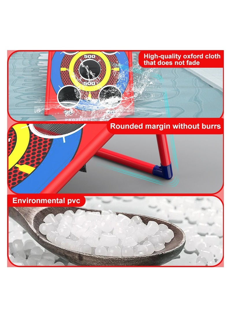 Cool Baby - Kids Sandbag Throwing Game Bean Bag Toss Game 5 Holes Portable Cornhole Outdoor Board Toy with 8 Bean Bags - Image 1