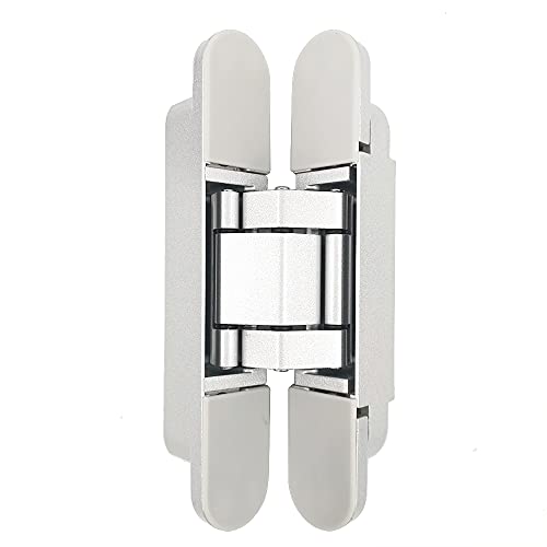 Alamic Concealed Door Hinges Heavy Duty Invisible Hidden Hinges 3-D Adjustable - 1 Pair - Image 2