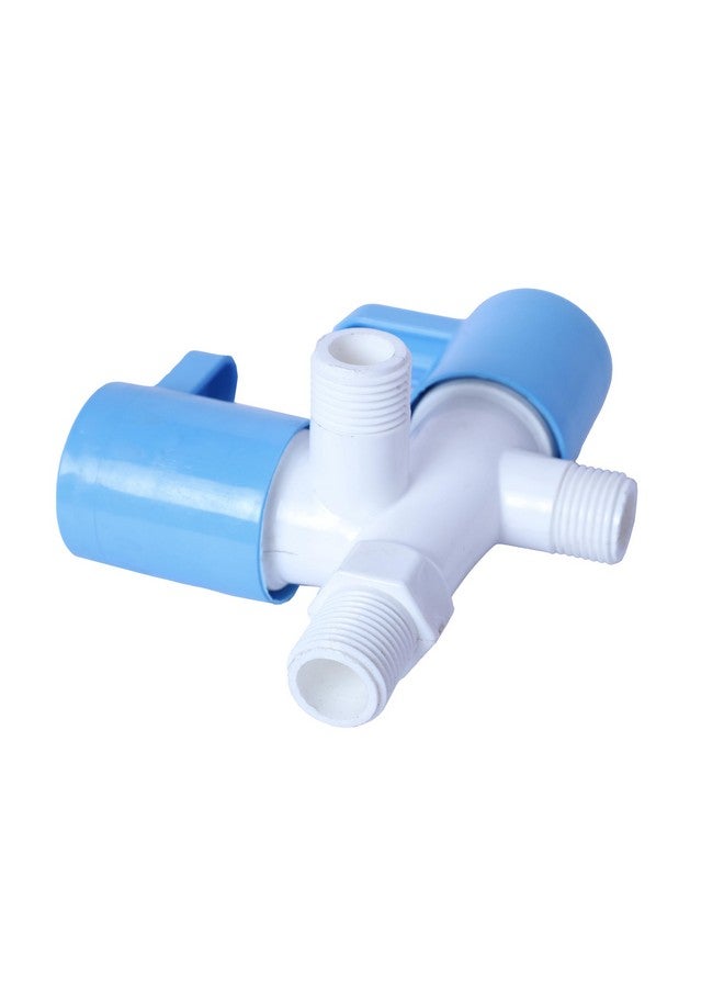 ZURY 2 IN 1Angle Cock Valve | Durable Brass Construction, Leak-Proof, Easy Installation, Adjustable Water Flow, Chrome Finish, Bathroom & Kitchen Use, Angle Stop Valve | Pack of 1 - Image 4