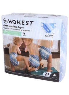 The Honest Company THE HONEST COMPANY Size 4 Tie Dye Diapers 23 Count, 23 CT  - Image 3