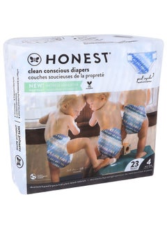 The Honest Company THE HONEST COMPANY Size 4 Tie Dye Diapers 23 Count, 23 CT  - Image 2