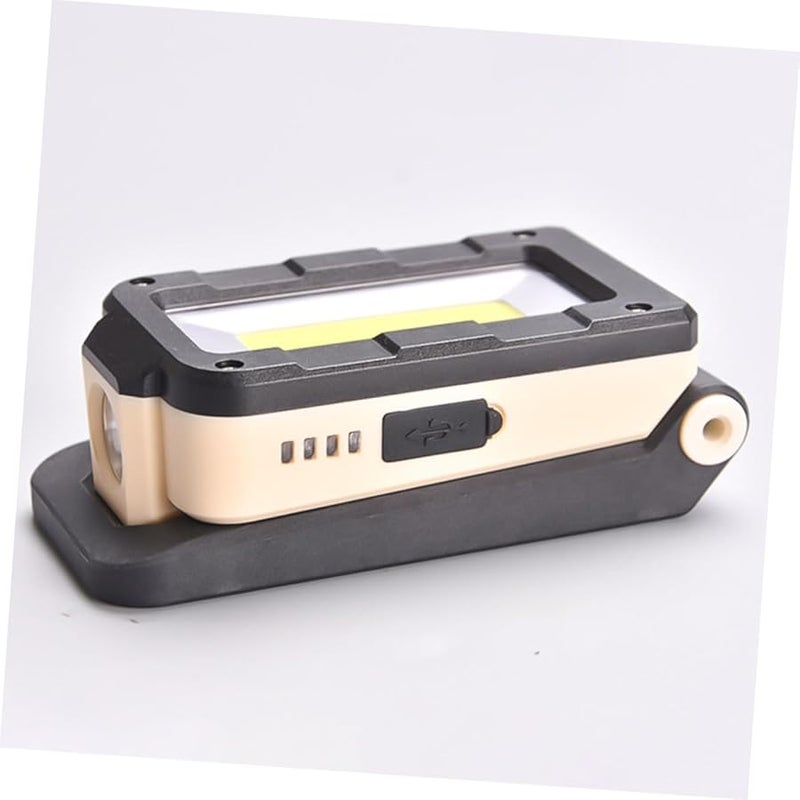 Artibetter Multifunctional LED Flashlight USB Rechargeable High Brightness Focusing Torch Black - Image 4