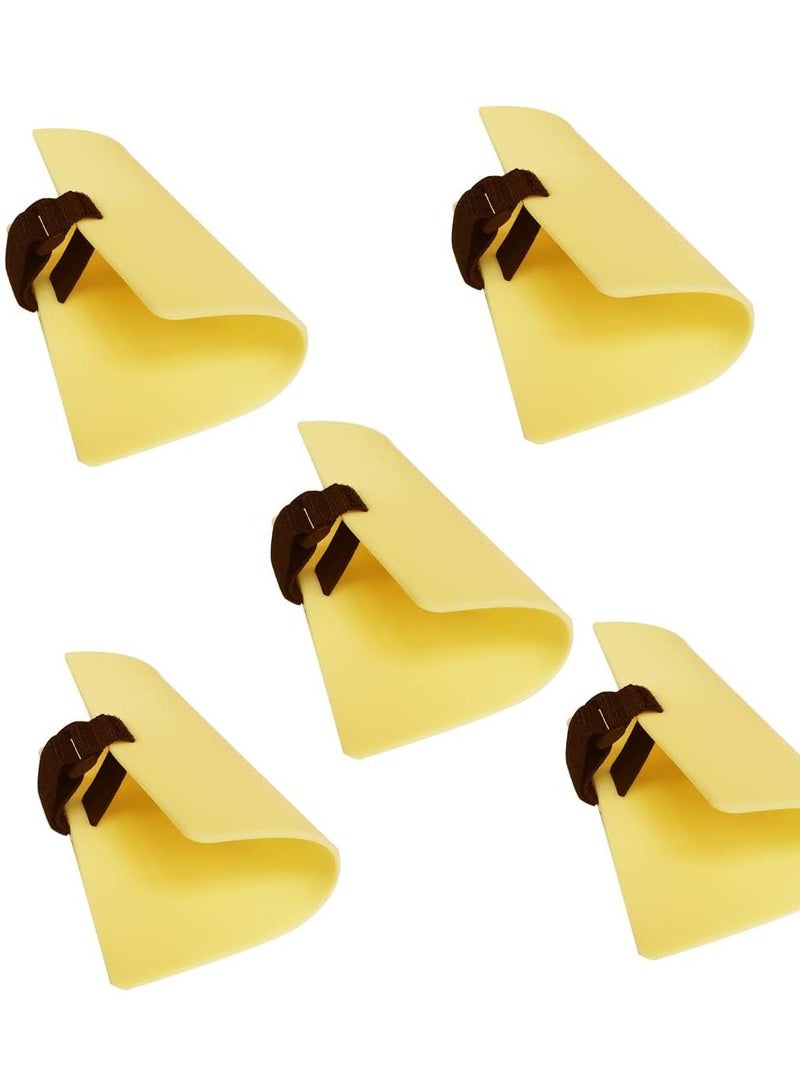 كاست ويف 5pcs الوشم الجلد ممارسة 3mm سميكة 7.8 بوصة × 7.8 بوصة فارغة على الوجهين الوشم الجلد لينة سيليكون حصيرة وهمية الوشم الجلد رفع الصغيرة ممارسة الجلد مناسبة للمبتدئين والفنانين ذوي الخبرة - Image 3