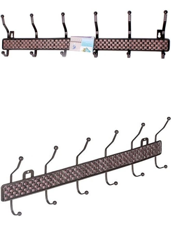 Metal Clothes Hanger with 6 Hooks 50*14cm  - Image 5