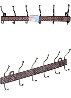 Generic Metal Clothes Hanger with 6 Hooks 50*14cm  - Image 5