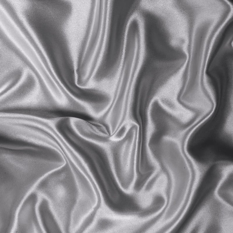 تريلي أغطية وسائد ساتان تريلي مقاس 20×48 بوصة، كيس وسادة جسم ساتان حريري يحمي الشعر والبشرة، أغطية وسائد طويلة منزلقة مع إغلاق مغلف، رمادي فضي - Image 5