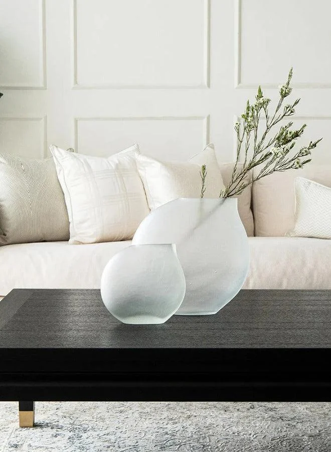 KNOT HOME Alice Bundle Designer Glass Vases (2pcs) Knot Home Designer Accessory for Bedroom Living Dining Room Office Area Décor