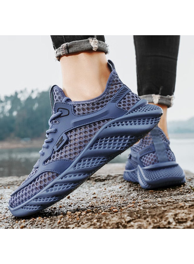 Footoppo Mesh Sports Casual Shoes For Men, Summer Breathable Mesh Shoes, Non-slip Hollow Mesh Thin Sneakers For Men In Summer - Image 3